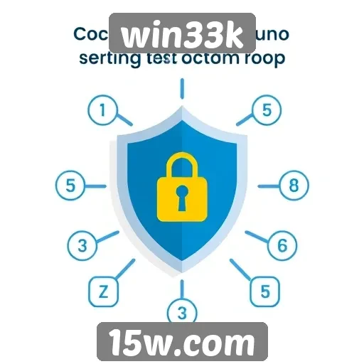 Recursos de segurança destacados no site win33k